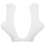 2St Plastfot Vit För Sockor Skoform Och Skodisplay 1