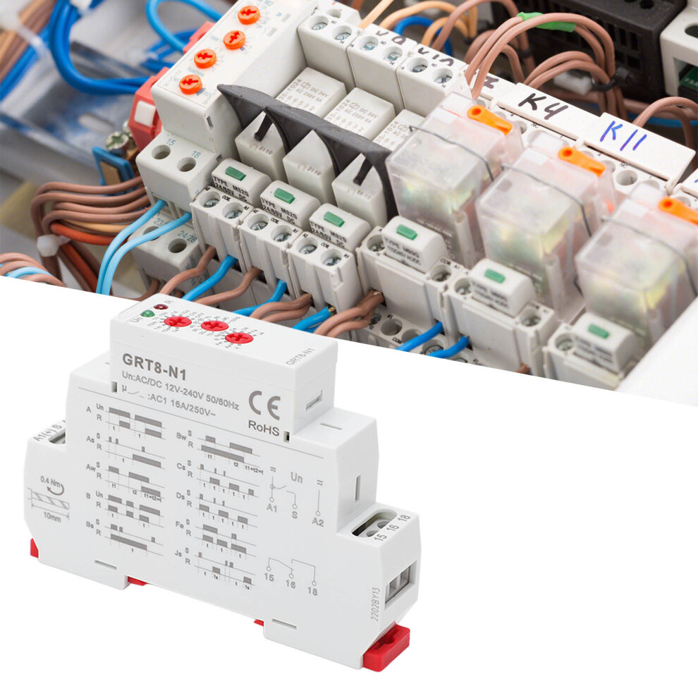 High Accuracy Delay Timer Switch 0.1S To 10 Days With Indicator Ac/Dc 12Â240V 3561356928334
