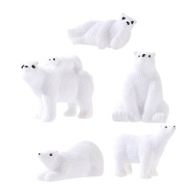 45Stk Mini Resin Figuren Weiß Für Party Deko
