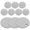 10Pcs Metallstansningsplattor Av Rostfritt 10