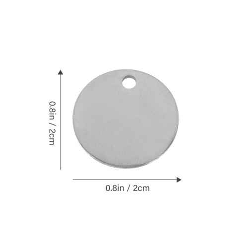 10Pcs Metallstansningsplattor Av Rostfritt 1