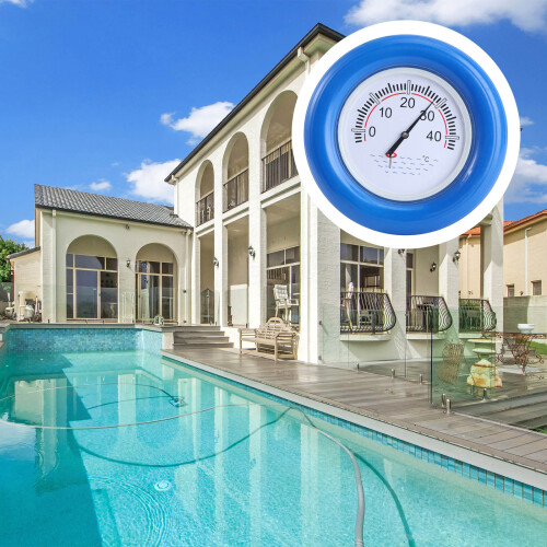 1 St Svävande Pooltermometer För Vattentemperatur Blå 1