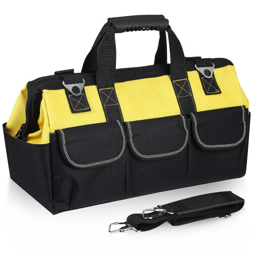 20" Oxford Heavy Duty Tools Bag Storage Case with Shoulder Strap