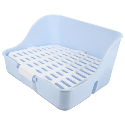Rabbit Litter Box Husräddningskassett Pottskål Hörn För Små