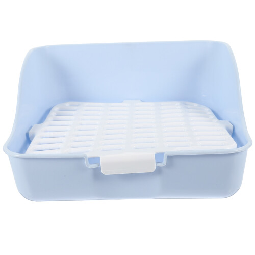Rabbit Litter Box Husräddningskassett Pottskål Hörn För Små 2
