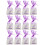 1 Set 12Pcs Lavendelsäck Med Djuplila 2