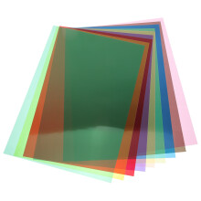 9Pcs Ljusdiffusorblad Translucent Färgade Ljusgeler