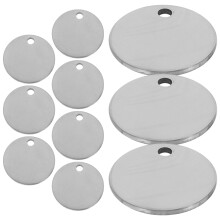10Pcs Metallstansningsplattor I Rostfritt För Stansning