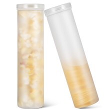 Transparent Cylinderformade Keksbehållare Lufttät Förvaring