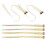 6Pcs Tinsel Hår Extensions Kit Clip In Glitter Feberhår 1