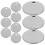 10Pcs Metallstansningsplattor Av Rostfritt 1