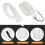 1St Transparent Vit Gitarrrem Pe Material Stilren Gitarr Axelrem 4
