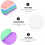 6Pcs Plastperlor Sorteringsbrickor Stora Diamantstrassplattor 10