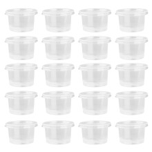 100St Portionskoppar I Livsmedelsklass Med Lock För Desserter