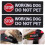 2St Polyester Märkpåse För Hundsele Med Do Not Pet Och Working Design 7