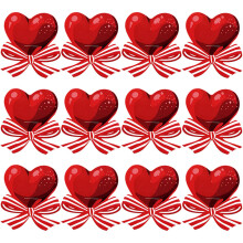 100Pcs Lollipop Papperskort Hjärta Pappershållare Inneslutning