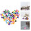 100Pcs 20Mm Kattleksaker, Blandade Pom- För DIY Och 4