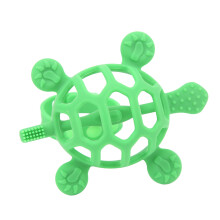 Baby-Greifspielzeug aus Silikon Schildkröte BPA-frei Grün für Babys