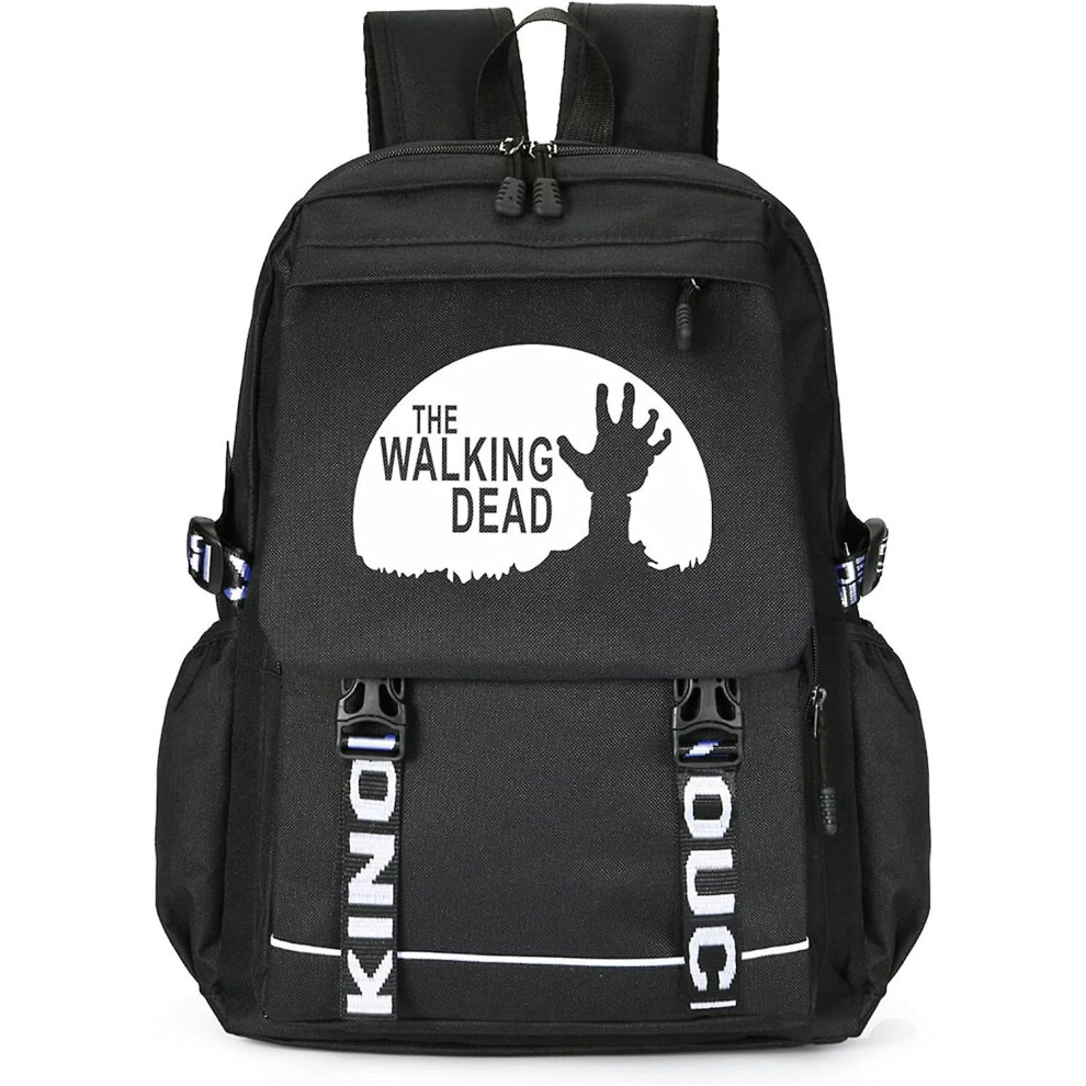 Kikidex (As Show, One Size) Czanlgd The Walking Dead Student Bookbag-Druable Laptop Bag For Teen Boys Girls Weight School Backpack Outdoor Bag Light
