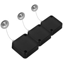 3Pcs Utvikbar Säkerhetskabel Med Stålrep För TV DVD Fjärrkontroll 1 M