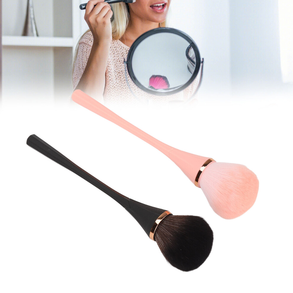 2pcs Loose Powder Blush Brush Set â Soft Synthetic Hair, Professional Makeup Tool