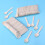 200Pcs Engångs Träsbestick 100Mm För Party, Glass Efterrätt 4