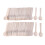 200Pcs Engångs Träsbestick 100Mm För Party, Glass Efterrätt 3