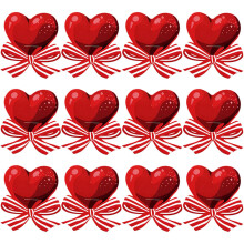 100Pcs Lollipop Papperskort Hjärta Pappershållare Godisförpackning