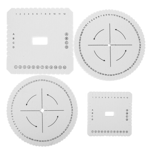 1 Set Flätplatta Kumihimo Skivor, Rep Flätad För Armband 2