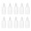 10St Vit Squeezable Dropper Bottle 50Ml För Ögondroppar Och Oljor 9