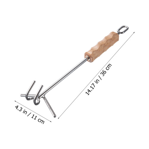 Hållbar Locklyftare I Rostfritt För Camping Grill 1