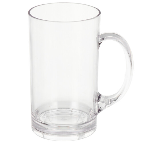 660 Ml Biermugg Med Handtag Akryl För Cocktails