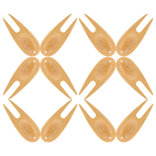 15St Portabel Khaki Divot Tool Bamboo För Golfspelare 2