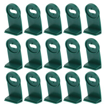 50Pcs Växthus Fästklämma Aluminium Växthus Nät Hängare