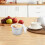 2St Ceramic Kastrull Suppbehållare Restaurang Dessertmugg Med Lock 4
