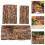 3St Reptil Terrarium Bark Brown Bark Väggdekoration 3