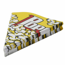 100Pcs Popcornpapperspåsar Med Smalnande Topp För