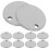 10Pcs Metallstansningsplattor Av Rostfritt 7