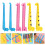 30Pcs Plastlinjal Giraffform Slumpmässig Modell 11