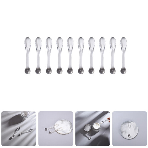 10Pcs Bärbara Makeup Spatlar Skopor För Hudvård Ansiktskräm 2