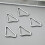25 Delar Triangle Trampolin, Portabla Spännen, Professionella Ringar 8