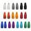 20Pcs Anodiserade Aluminium Hjulventilhättar Dammskydd 10
