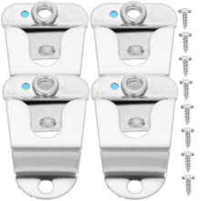4 microfoonhouders met beugels en opbergclip inclusief schroeven