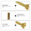 Trumpet Brass Craft Munstycke Utbytesdel Tillbehör 8