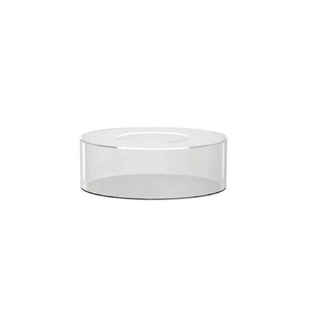 Kikidex (As Show, One Size) Acrylic Cake Display Board Round Cake Display Tray Diy Cake Refillable Board Base Clear Cake Stand