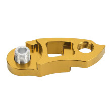 Extensor de colgador del desviador trasero de aluminio dorado de 6 mm