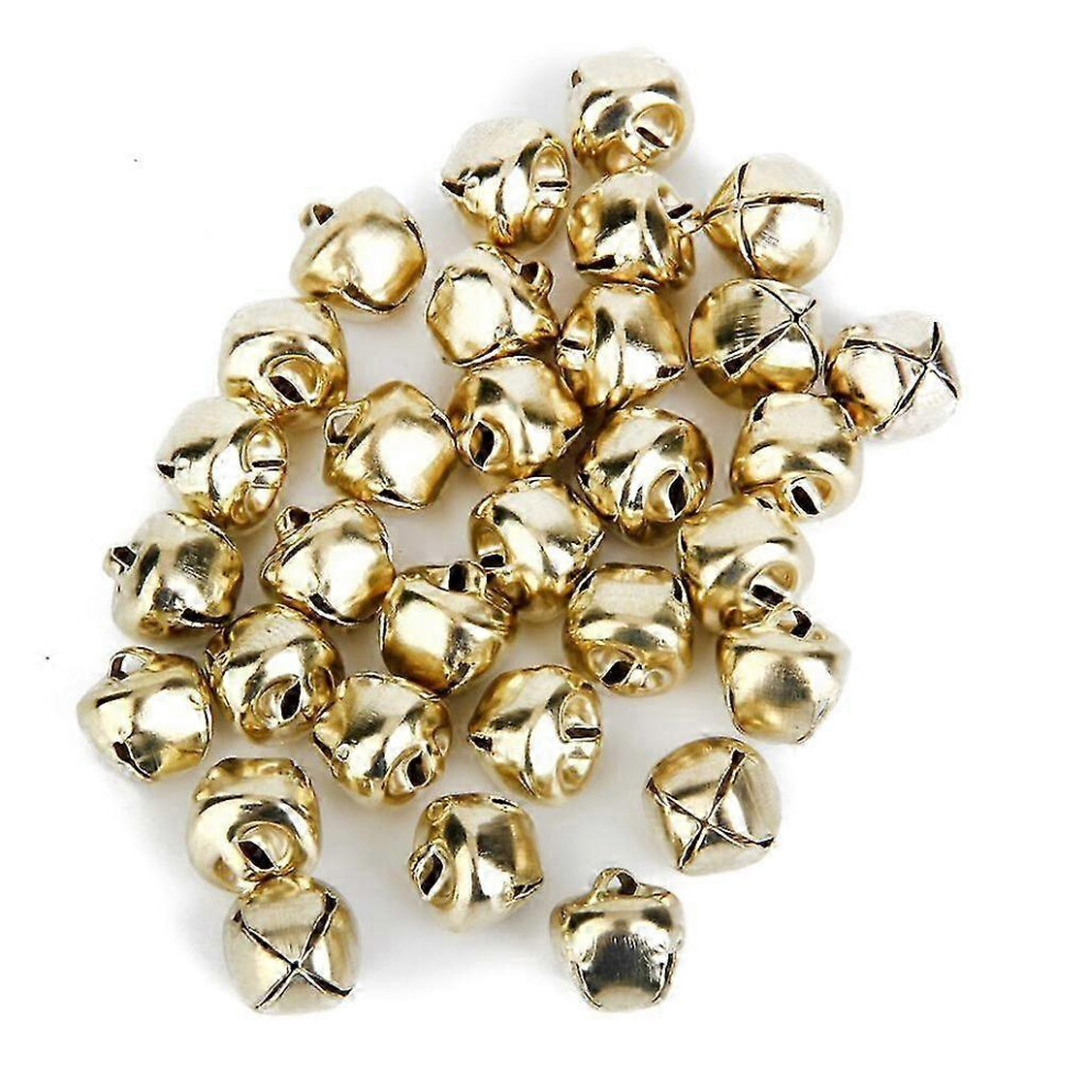 Kikidex (As Show, One Size) Metal Jingle Bells For Jewellery Making Craft 10Mm Pack Of 100Pcs Bronze