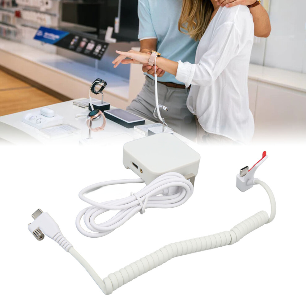 Anti Theft Cell Phone Holder With Charging & Burglar Alarm For Camera & Tablet 4611356939027