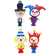 16Stk Leichte Kunststoff Clown Anhänger Schlüsselanhänger