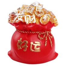 4St Creatief Resin Geldzakje Auto En Thuis Decor Rood
